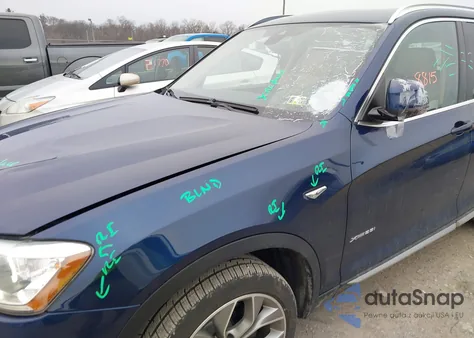 2017 BMW X3 xDrive28I from USA, damaged, VIN 5UXWX9C35H0T18013